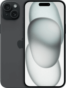 Refurbished iPhone 15 Plus zwart - Mobico