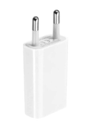 Witte 2-pins iPhone opladeradapter EU-stekker - Mobico