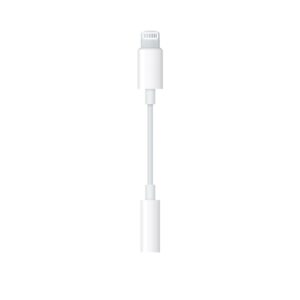 Witte Lightning naar 3,5 mm koptelefoonadapter voor iPhone