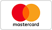 Mastercard-logo met overlappende rode en oranje cirkels