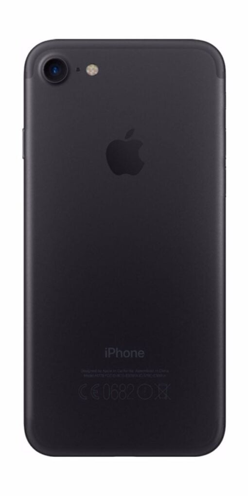 Refurbished iphone 7 32gb zwart achterkant