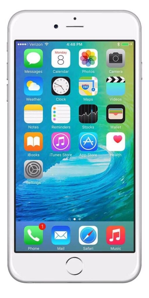 Refurbished iPhone 6 Plus 16GB Wit Voorkant