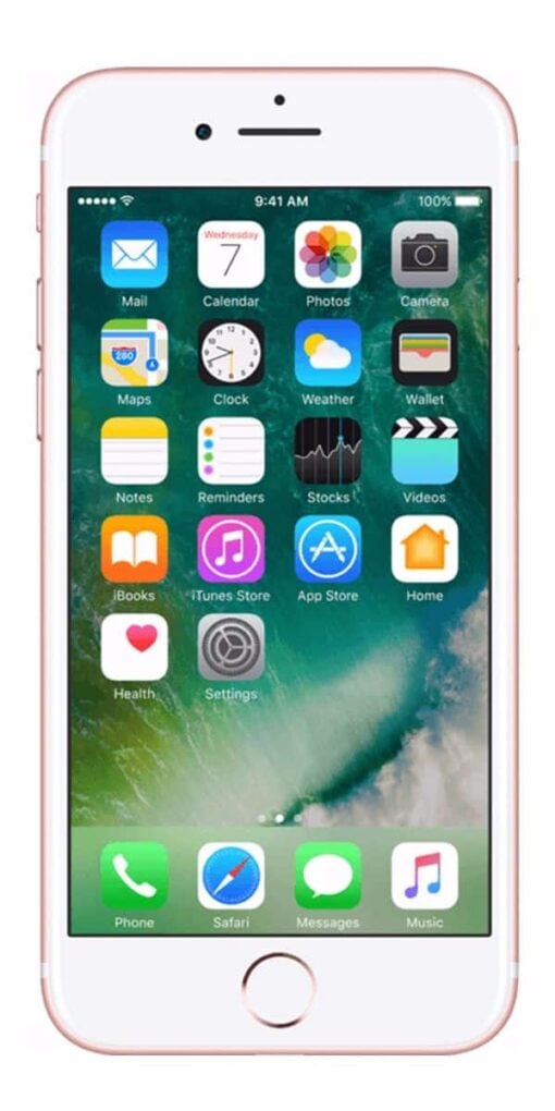 Refurbished iPhone 7 128gb roségoud voorkant