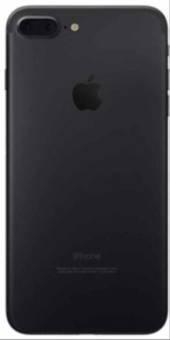 Refurbished iPhone 7 Plus Zwart Achterkant