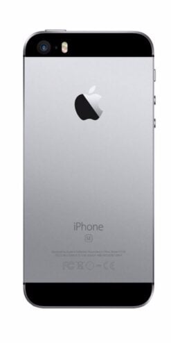 Refurbished iPhone SE 32GB Zwart Achterkant