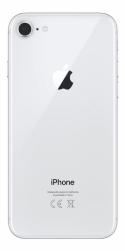 Refurbished iPhone 8 256GB Zilver Achterkant