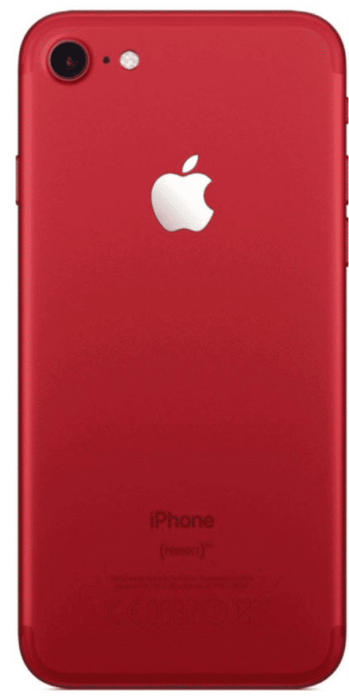 Refurbished iphone 7 rood achterkant