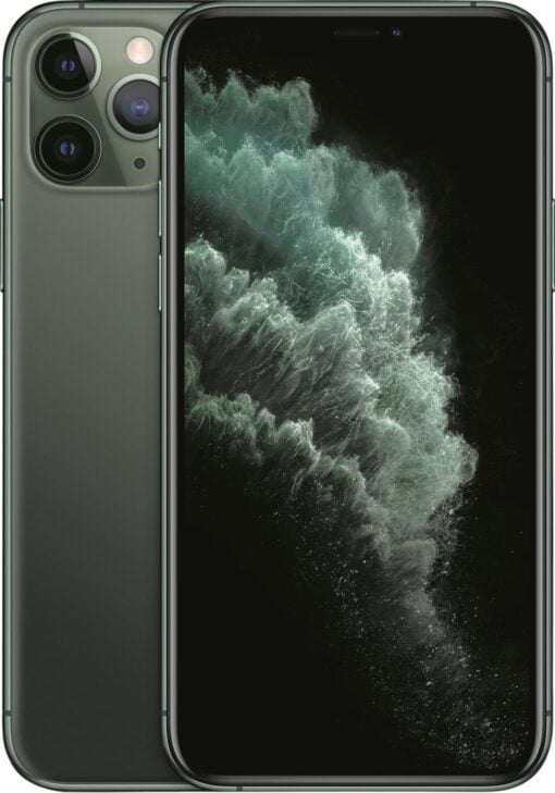 iPhone-11-Pro-Midnight-green-Middernachtgroen-Voorkant-Mobico